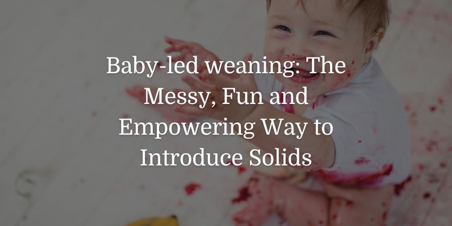 Baby-led weaning: The Messy, Fun and Empowering Way to Introduce Solids - The Baby's Brew