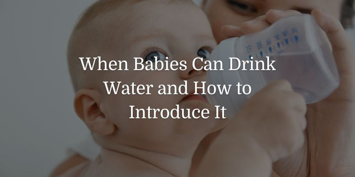 When Babies Can Drink Water and How to Introduce It - The Baby's Brew