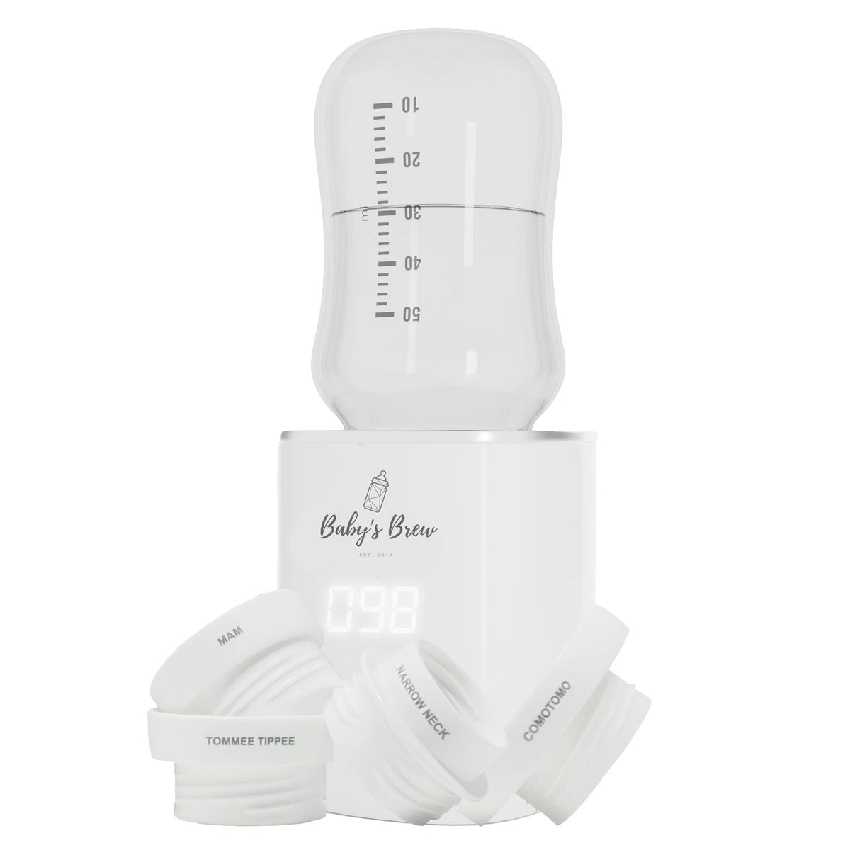 3.0 Portable Bottle Warmer Adapter Set (Warmer + Four Adapters) - The Baby's Brew